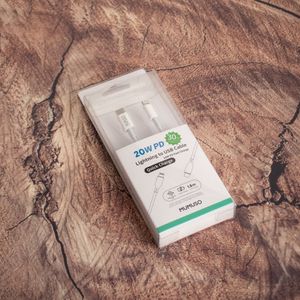 Cable USB Lightning 20W Pd Carga Rápida Blanco
