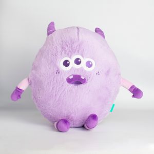 Cojín Pequeño Mounstro Púrpura
