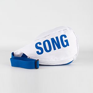 Mochila Cruzada Blanco y Azul