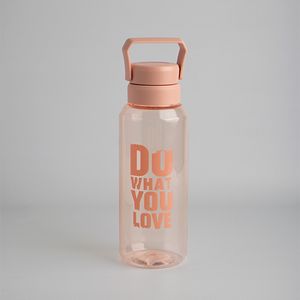 Botella de Plástico con Asa Rosa 1.2 Lt