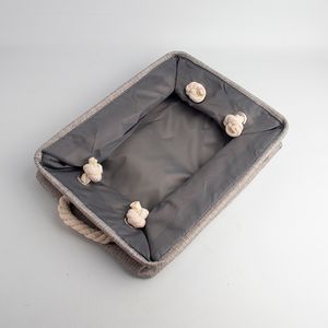 Cesta de Almacenamiento de Lino M