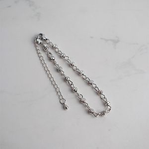 Pulsera con Esfera Plateado