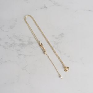 Collar con Dije y Colgante de Perla