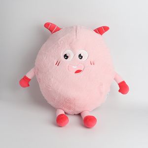Almohada Calientamanos Pequeno Monstruo Rosa