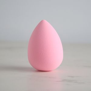 Esponja de Maquillaje con Estuche Gota de Agua Rosa