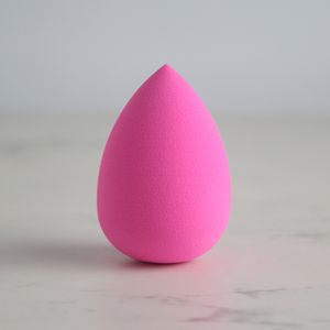 Esponja de Maquillaje con Estuche Gota de Agua Fucsia