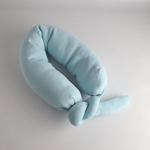 Almohada Cervical Ultrasuave Azul