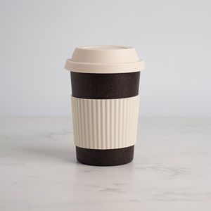 Taza de Café Reutilizable Beige 300 Ml