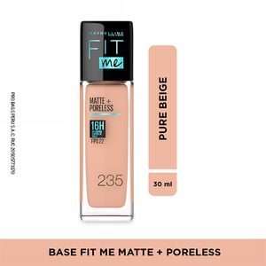Base Maybelline Fit Me Matte + Pore Fdn +Pore Fdn 235 Pure Beige