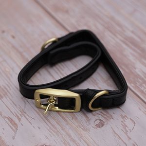 Collar para Mascotas Marrón Oscuro - Talla S