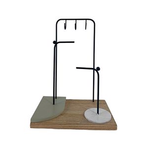 Soporte De Joyas Con Base Beige