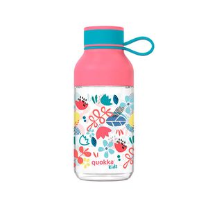 Botella Kids Ecozen Quokka With Strap Flowers 430 Ml