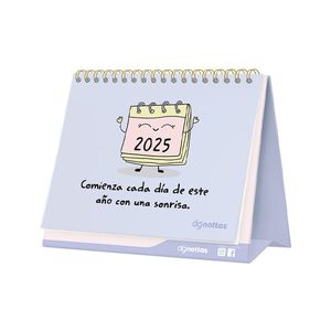 Calendario 2025 Escritorio Pastel
