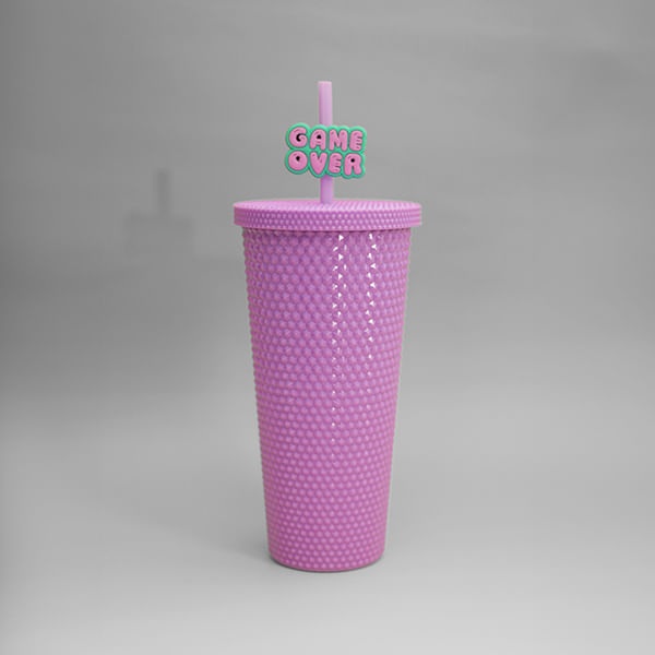Vaso-Con-Tachuelas-Tapa-Y-Sorbete-700-Ml-Morado