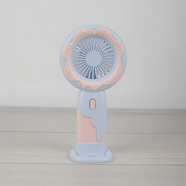 Ventilador-Donut-Con-Soporte-Para-Telefono-Azul
