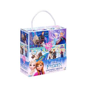 Rompecabezas 4 En 1 Frozen Disney