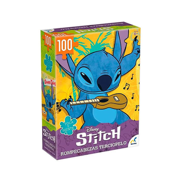 Rompecabezas-De-Terciopelo-Cien-Piezas-Stitch-Disney