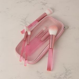 Brochas de Maquillaje con Estuche - 9 Piezas