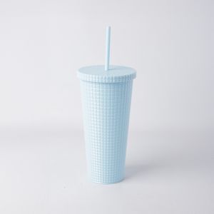 Vaso con Tapa Celeste 710 ml