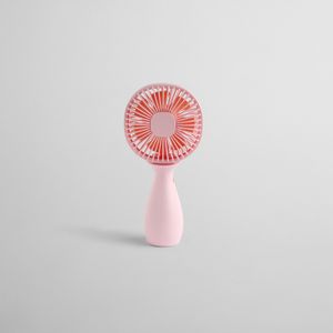 Ventilador de Mano Rosa Pastel