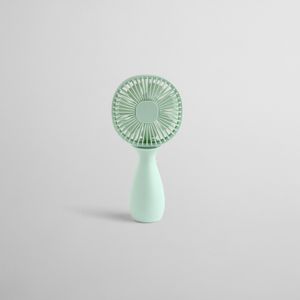 Ventilador de Mano Verde Pastel