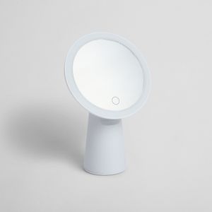 Espejo de Tocador con Luz Led Redondo Blanco