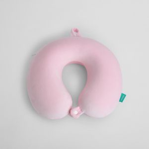 Almohada Cervical en Forma de U De Espuma Visco elástica Cherry Blossom Rosa