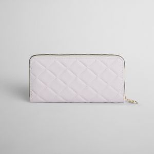 Billetera Modelo Rombos Color Marfil
