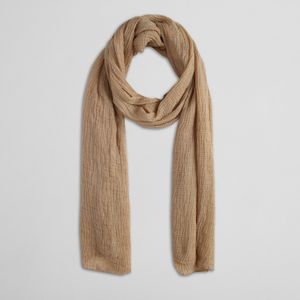 Bufanda con Textura Beige