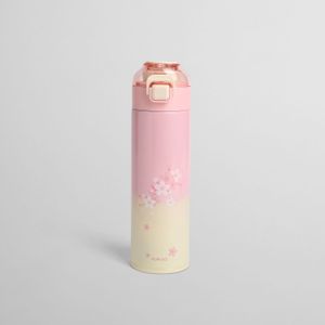 Botella Aislante con Tapa Rosa Cherry Blossom 500 ml