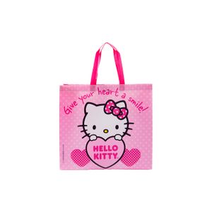 Bolsa de Compra Hello Kitty Rosado 44x15x40 cm