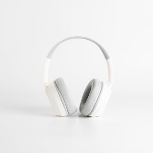 Auriculares Over-Ear Inalámbricos de Alta Calidad con Pantalla Digital Blanco
