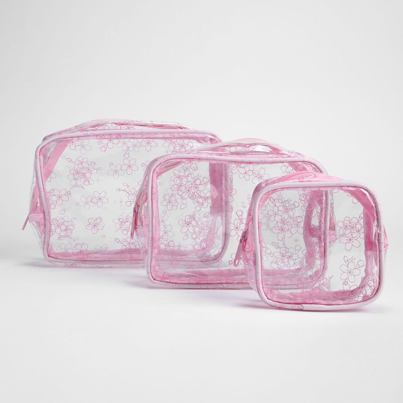 SET-DE-BOLSAS-DE-MAQUILLAJE-TRANSPARENTES-TRES-PIEZAS-FLOR-DE-CEREZO