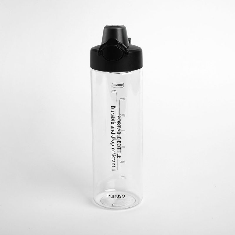 BOTELLA-PLaSTICO-USO-DEPORTIVO-CON-TAPoN-FLIP--NEGRO---280ML-