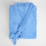 BATA-LARGA-CON-MANGAS-CORTAS-AZUL