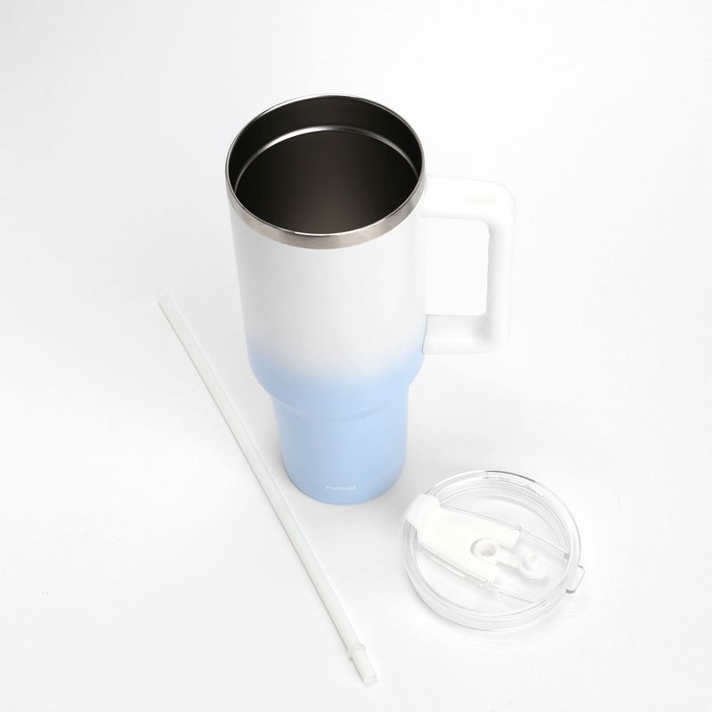 VASO-ISOTERMICO-CON-ASA-Y-SORBETE-CHERRY-BLOSSOM-COLLECTION-AZUL